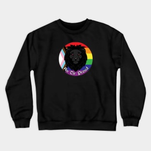 An Tir Pride - Pride Progress - Populace Badge Style 2 Crewneck Sweatshirt